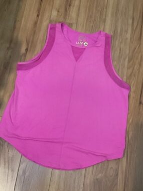 Lucky in Love  Pink Chill Out Tank
